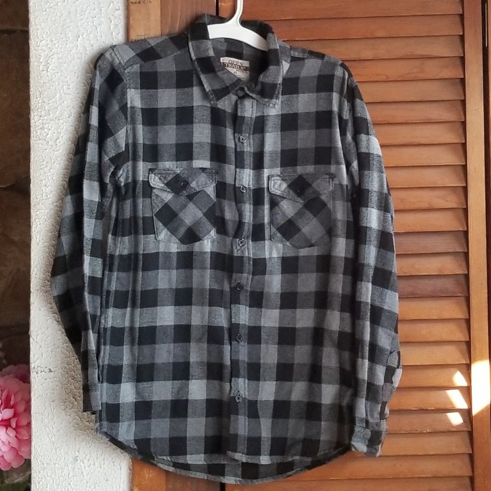 NWOT Open Trails men's 100% cotton flannel shirt